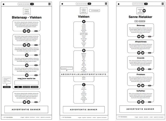 Oma Weet Raad - ​6. Wireframing